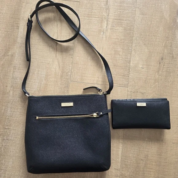 Kate Spade Black Leather Wallet - Picture 4 of 4